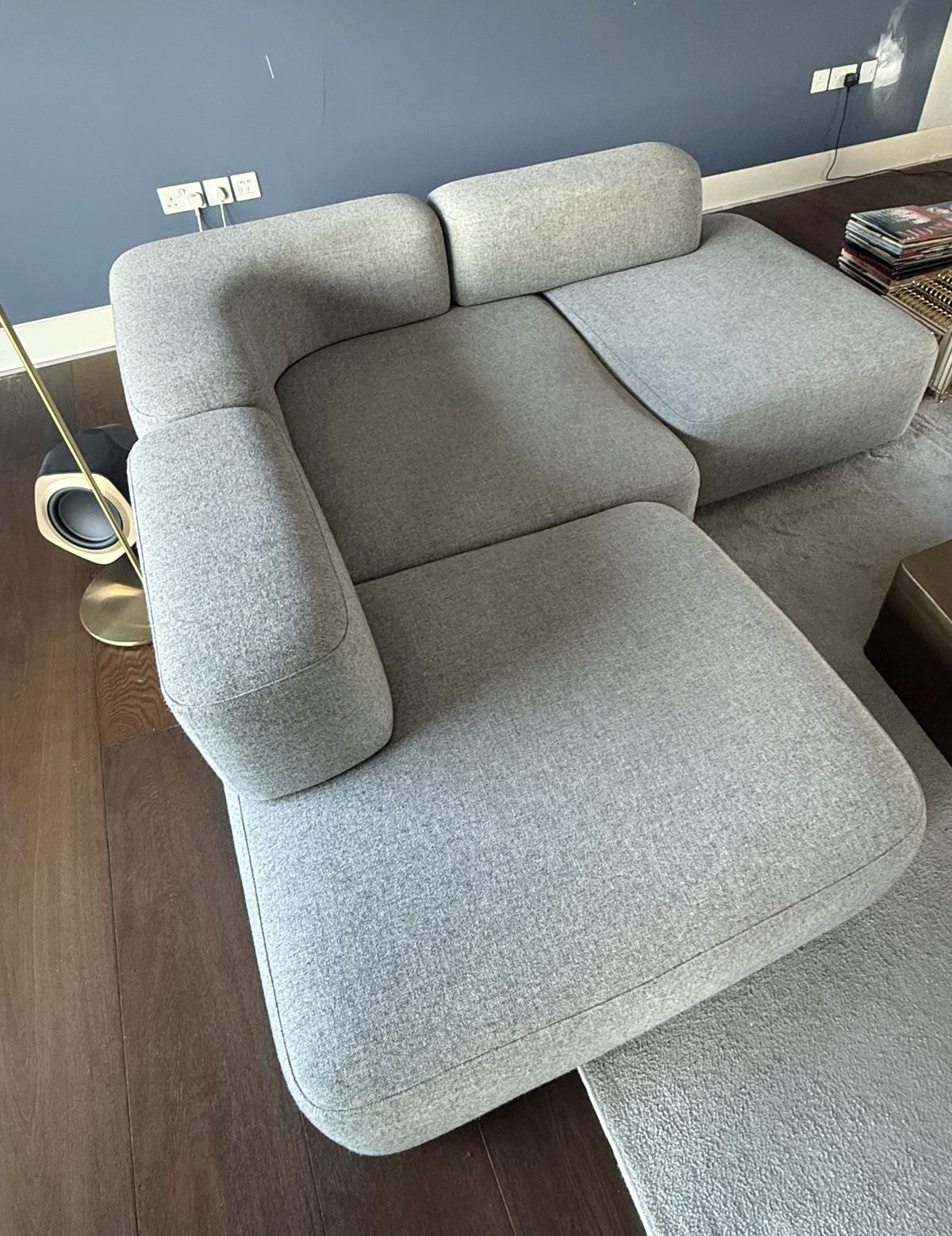 Fritz Hansen Alphabet L Shaped Sofa - Grey