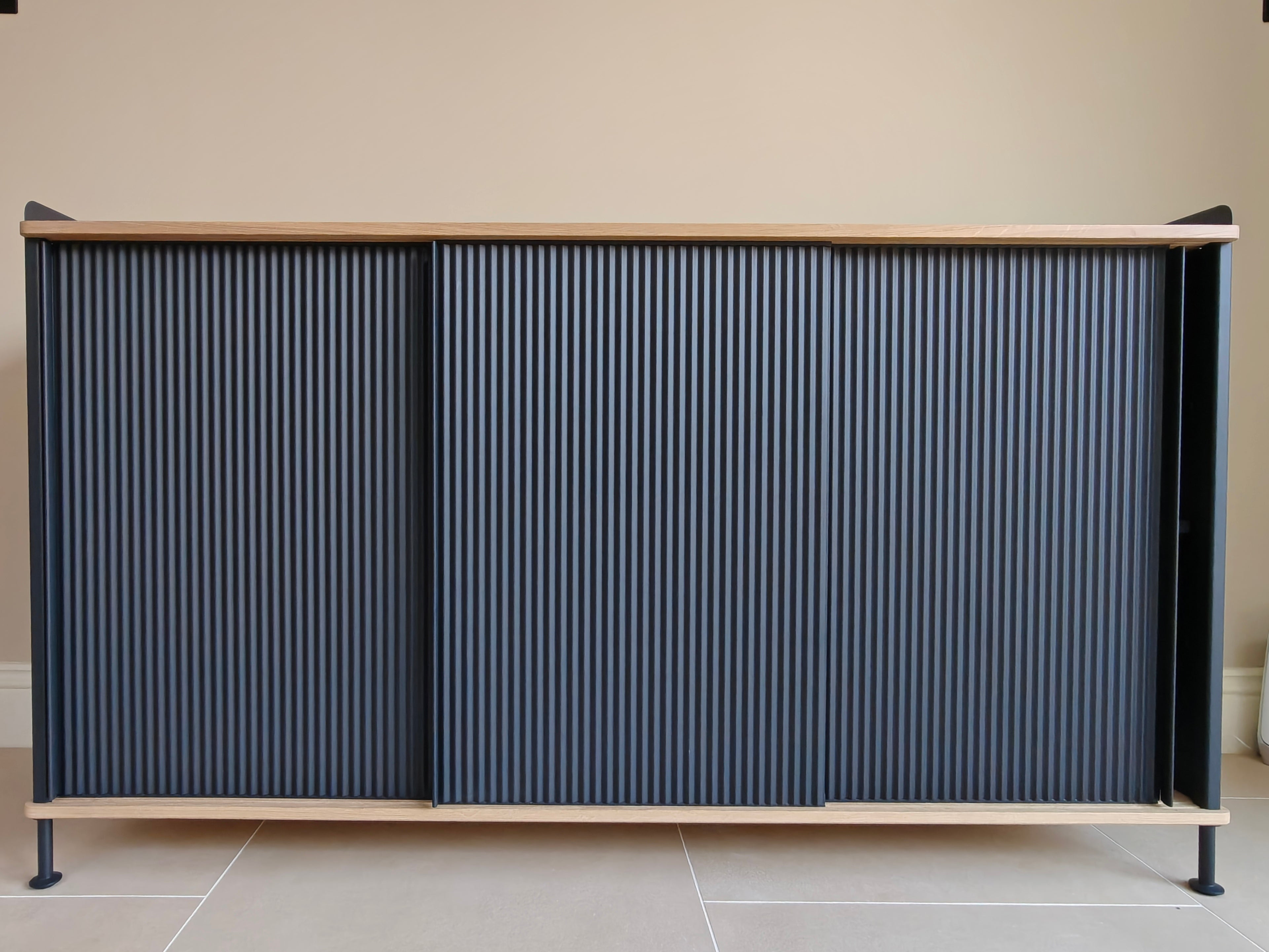 Muuto Enfold Sideboard Oiled Oak & Anthracite Black