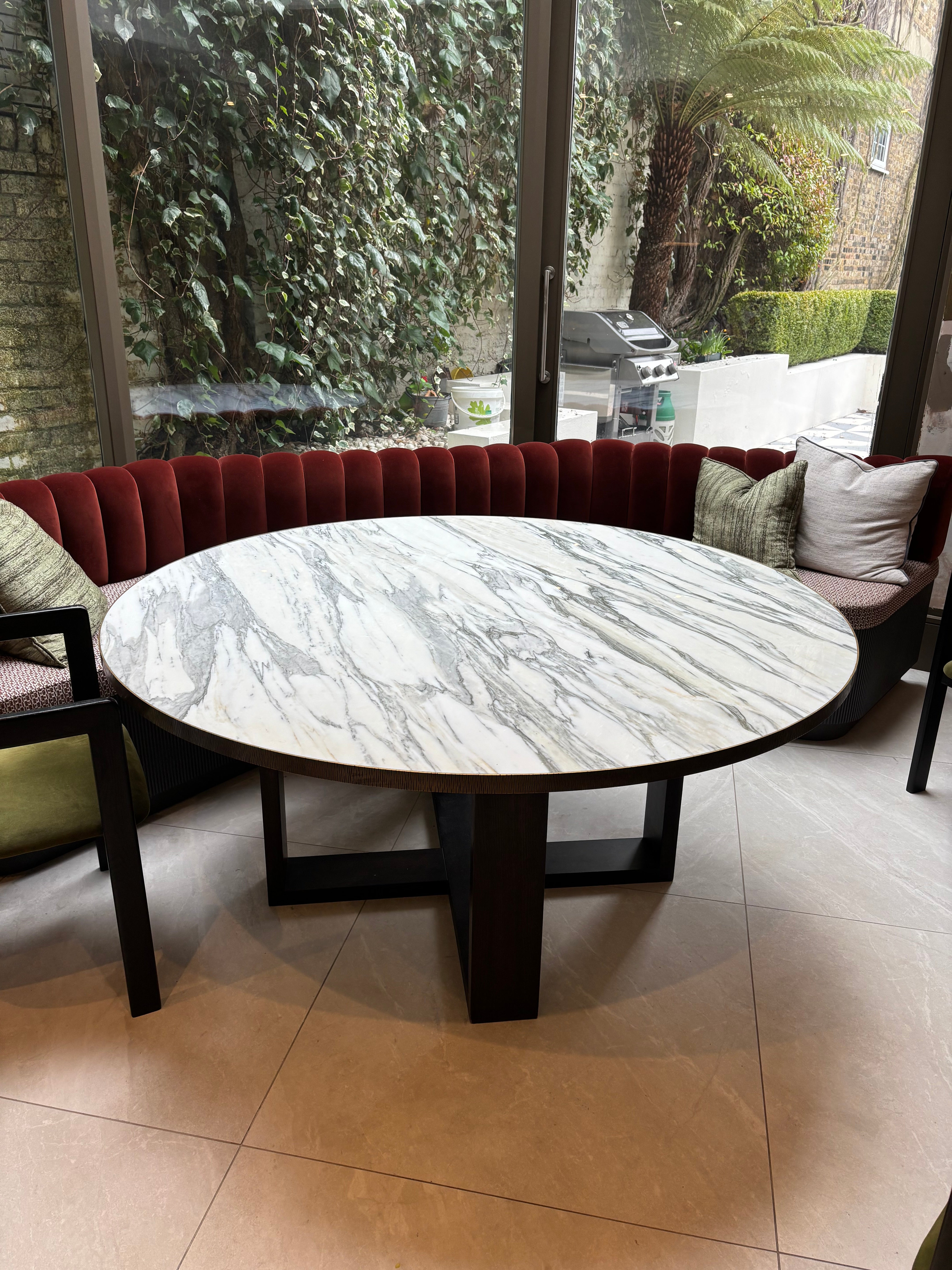 Calacatta Marble Round Dining Table