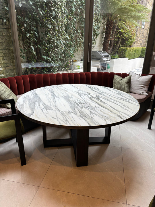 Calacatta Marble Round Dining Table
