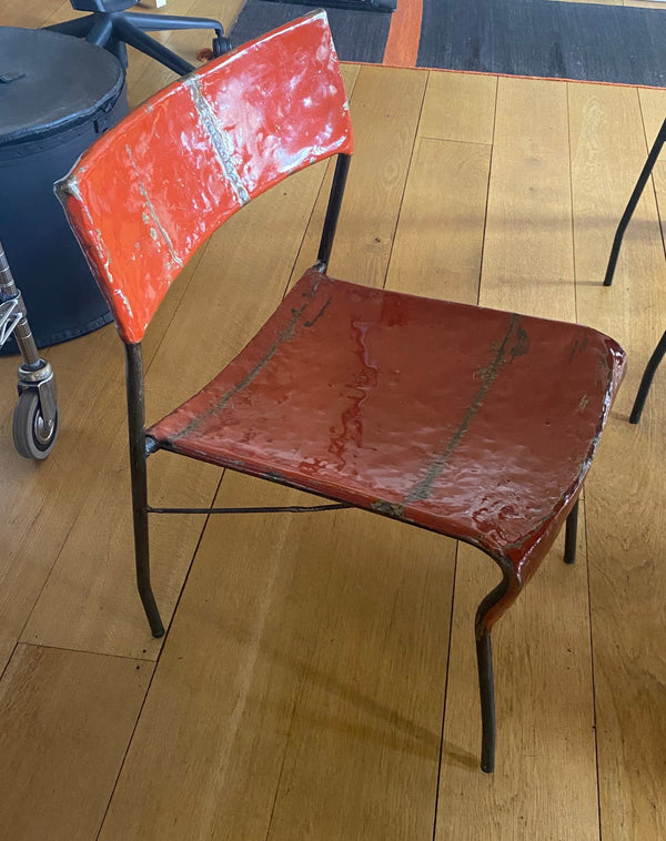 Recycled Ghana Old Oil Barrel Chairs x 8 (4 pairs)