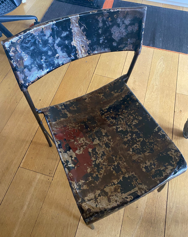 Recycled Ghana Old Oil Barrel Chairs x 8 (4 pairs)