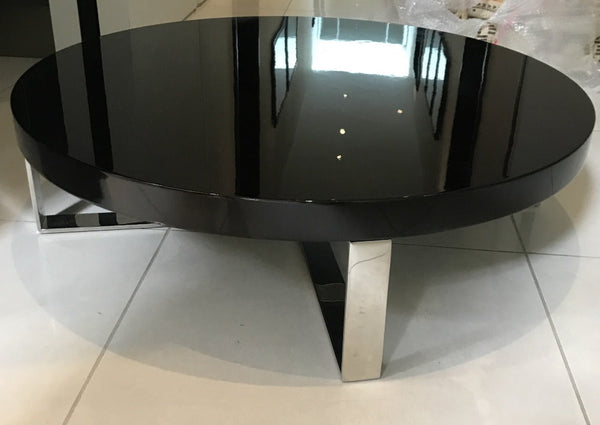 Small Coffee Table in Black Lacquer