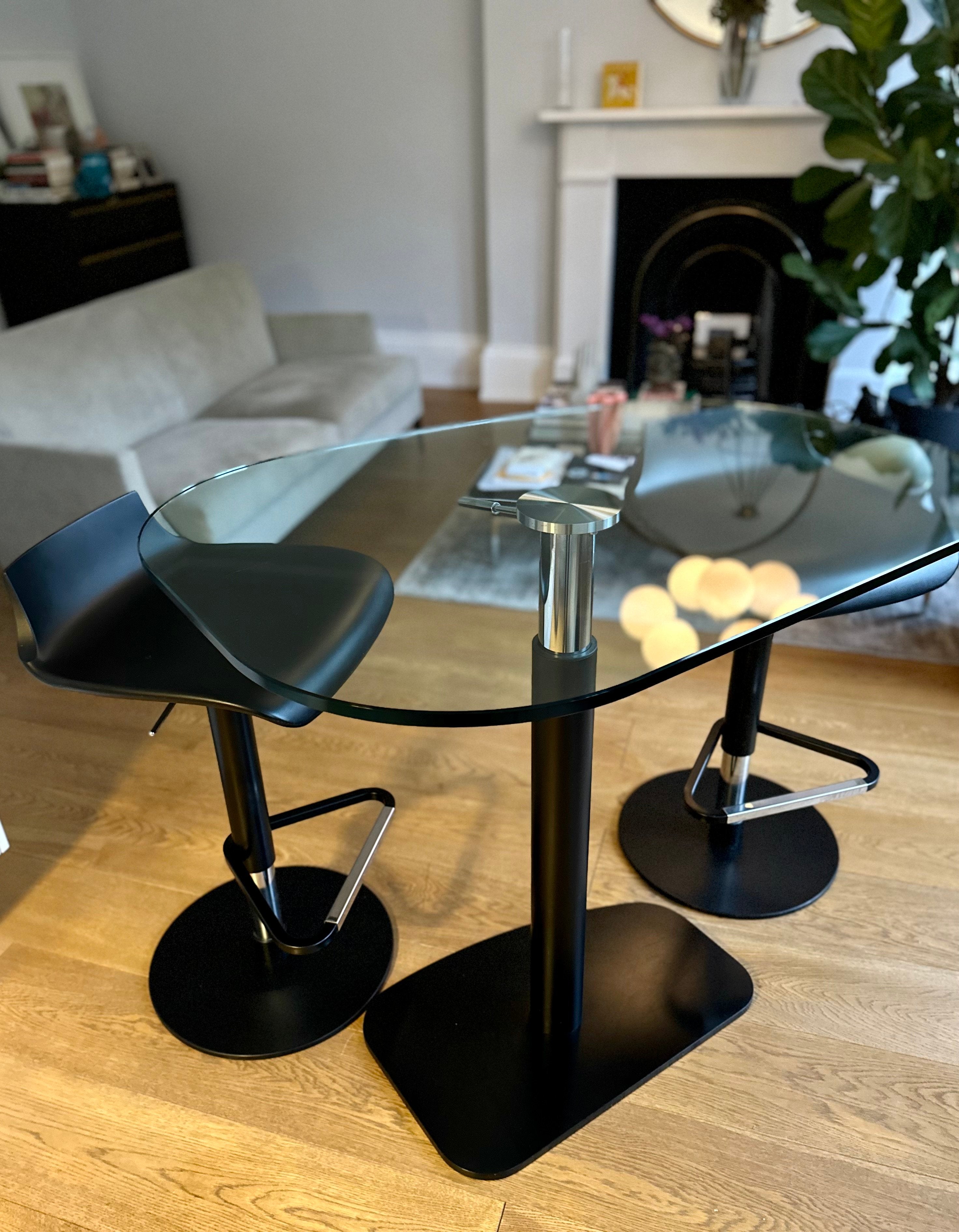 Ligne Roset Piazza Table and Stools x 2