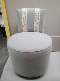 A sweet upholstered dressing table chair