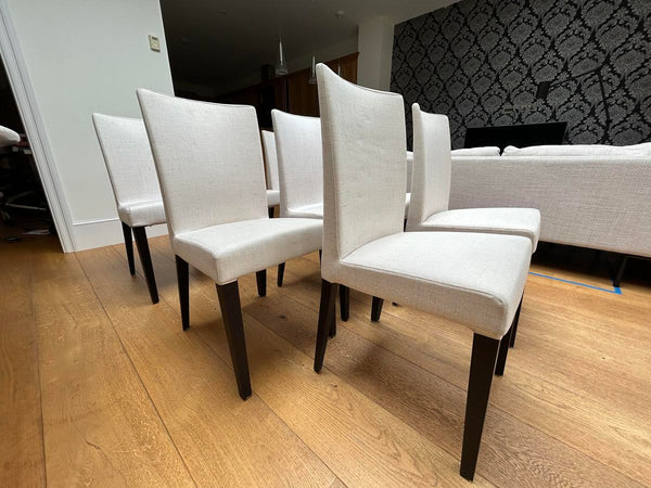 Poliform Creta Dining Chairs x 8