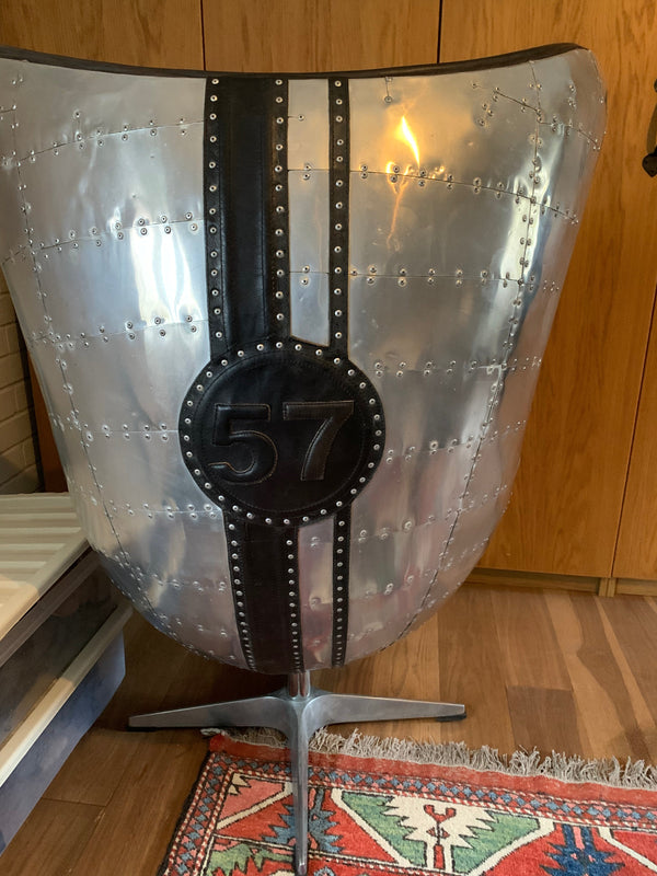 Timothy Oulton Aviator Style wingback chair