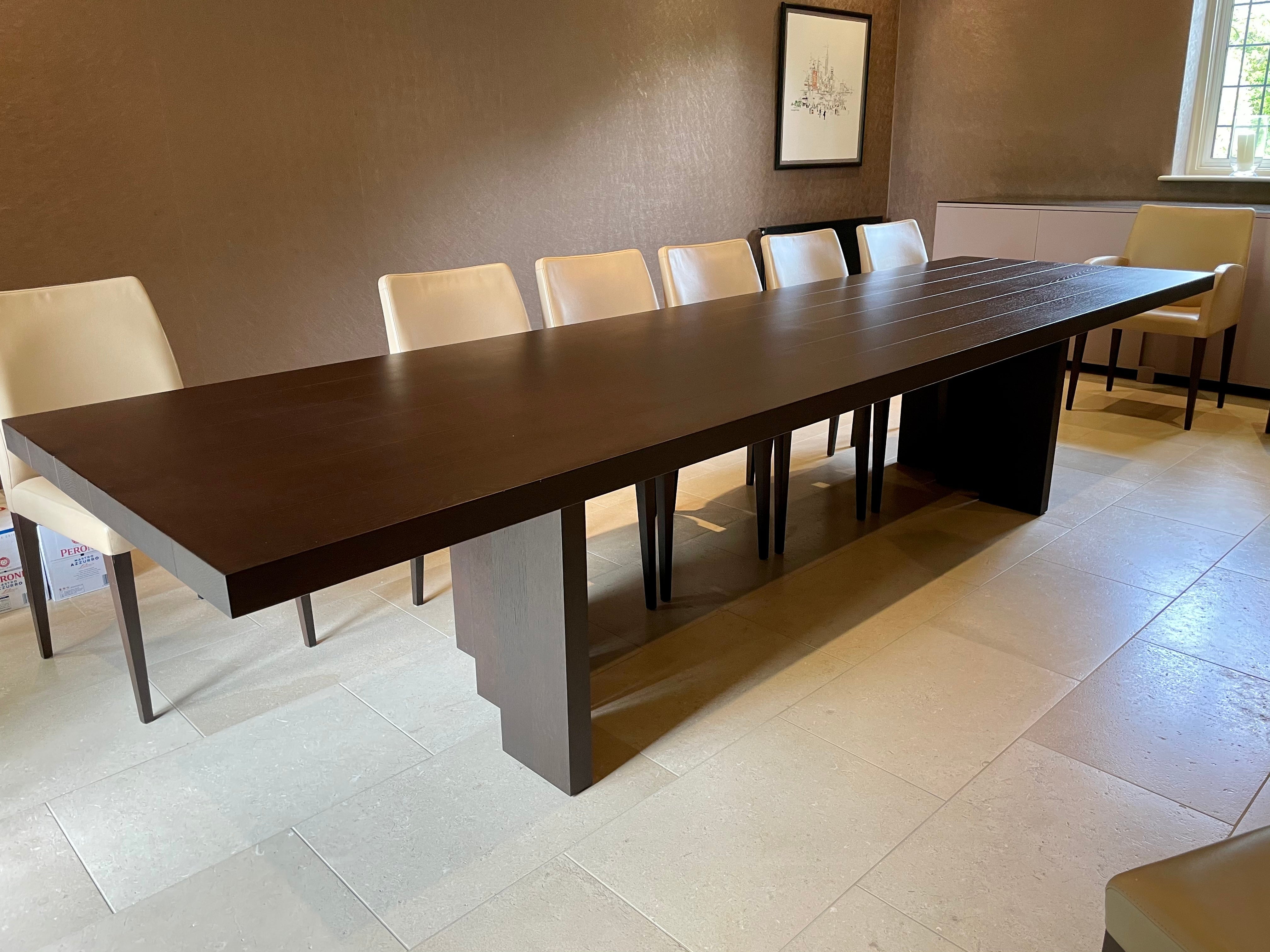 Wood Poltrona Frau HT Dining table.