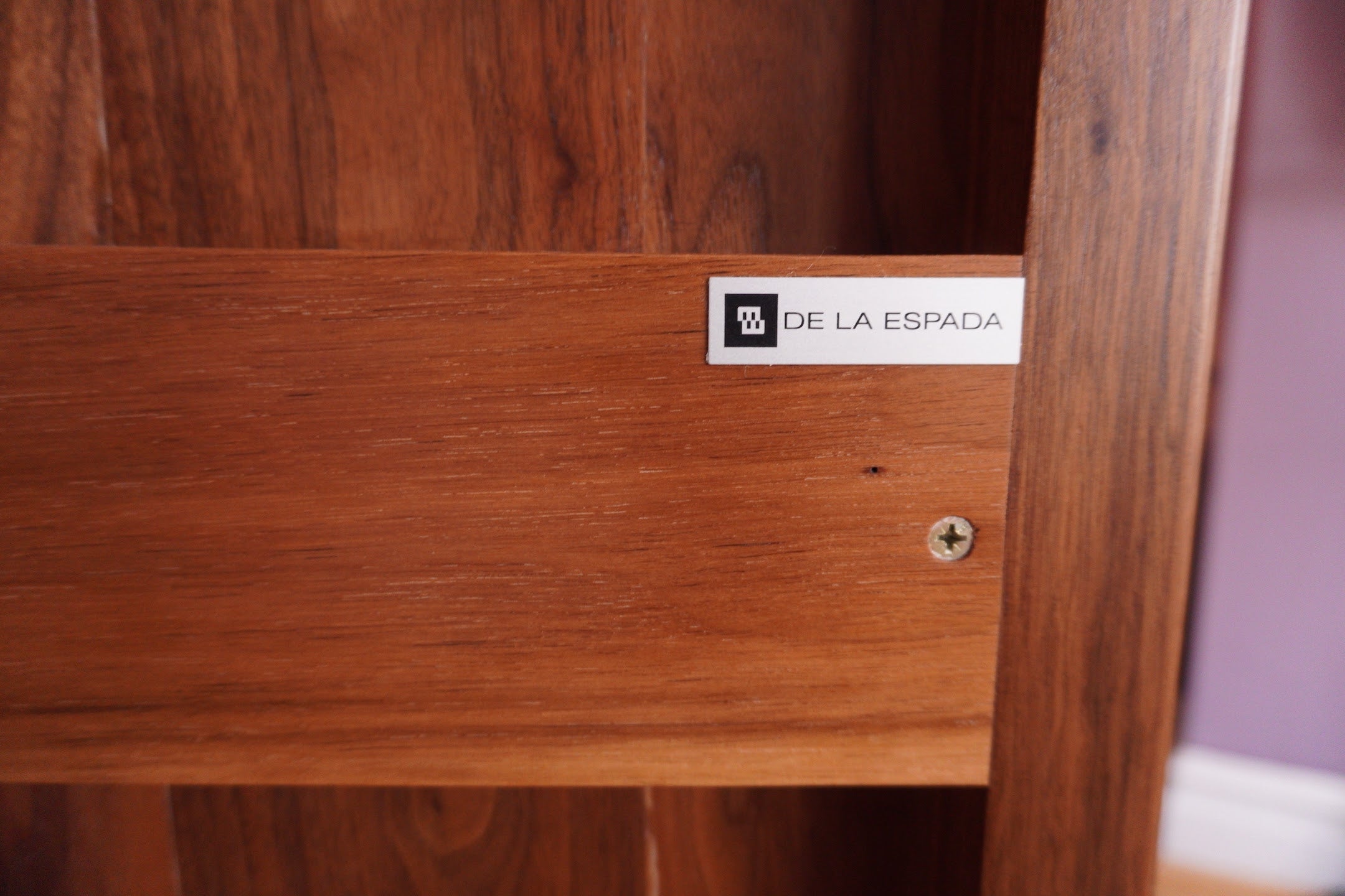 A De La Espada wardrobe in Walnut